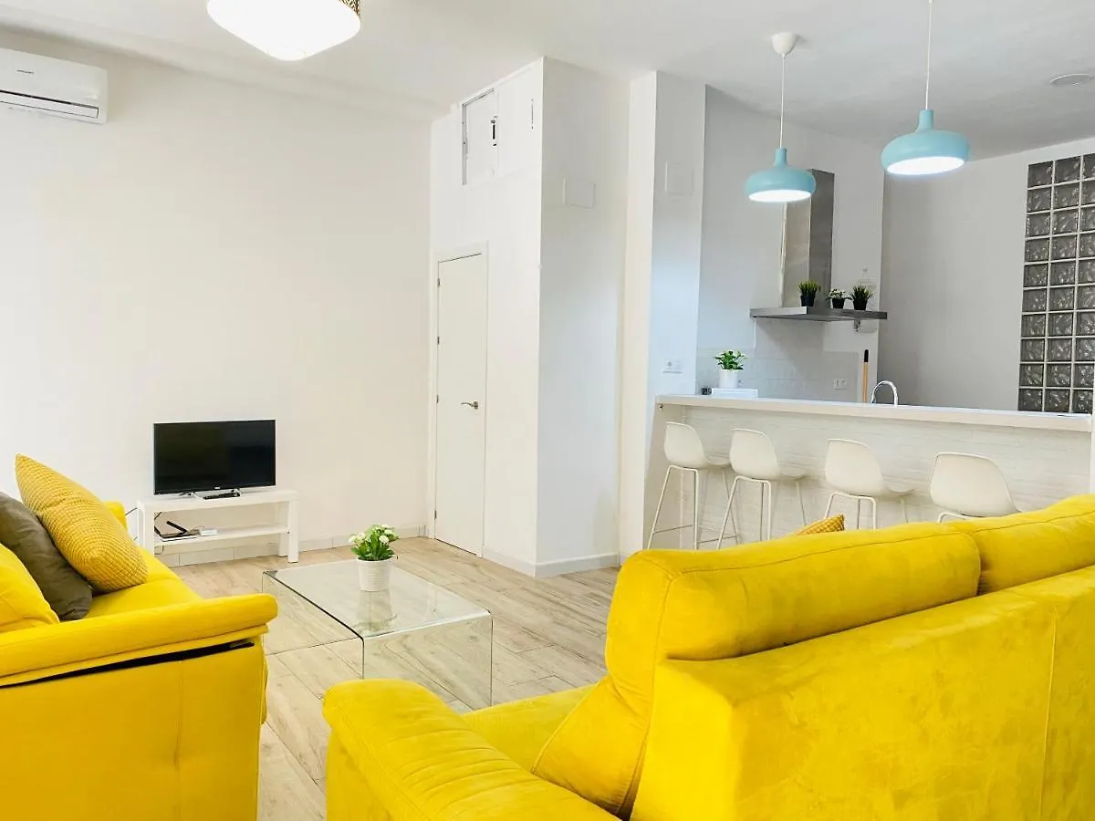 公寓 Flamenca Triana - Apartamento Wifi Con 2 Dormitorios 2 Sofas Camas 2 Banos 塞维利亚